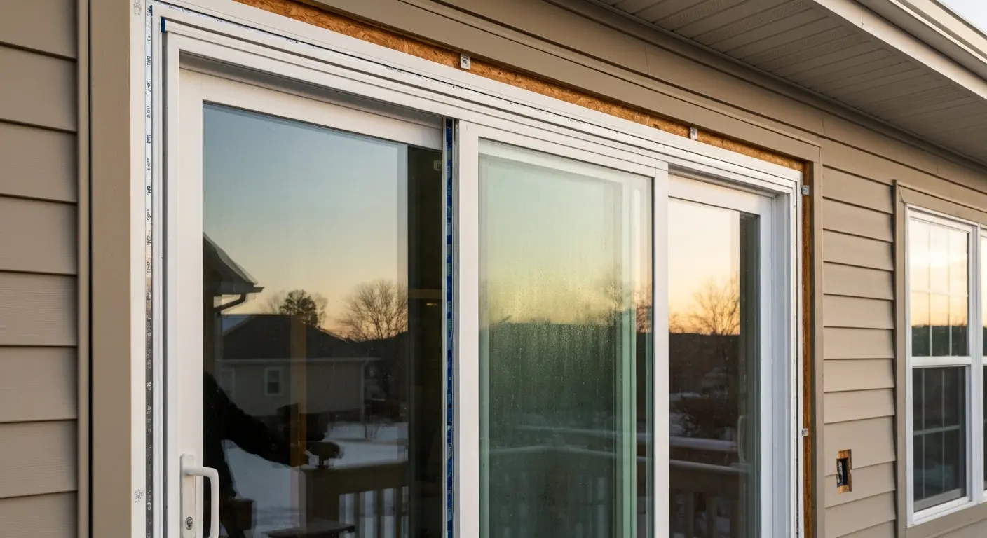 Patio door installation