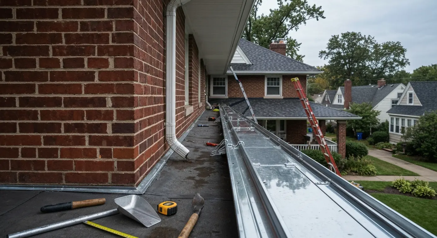Gutter replacement project