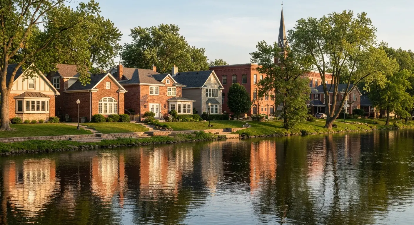 De Pere riverside homes