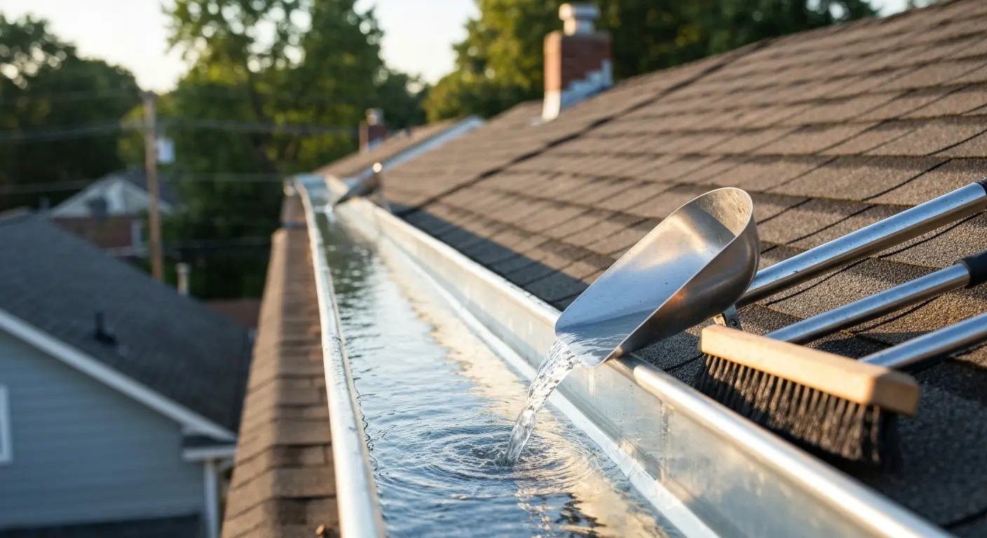 Gutter service and repair