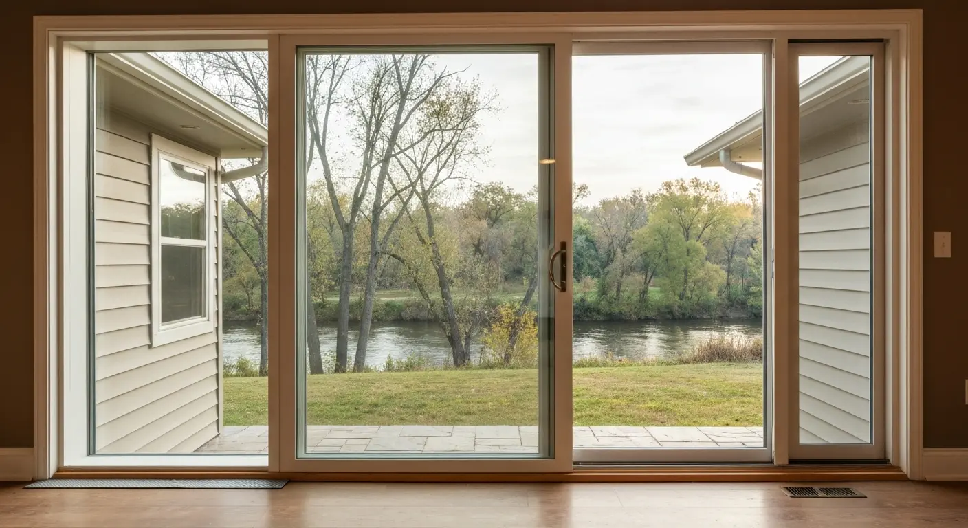 Patio door installation in De Pere