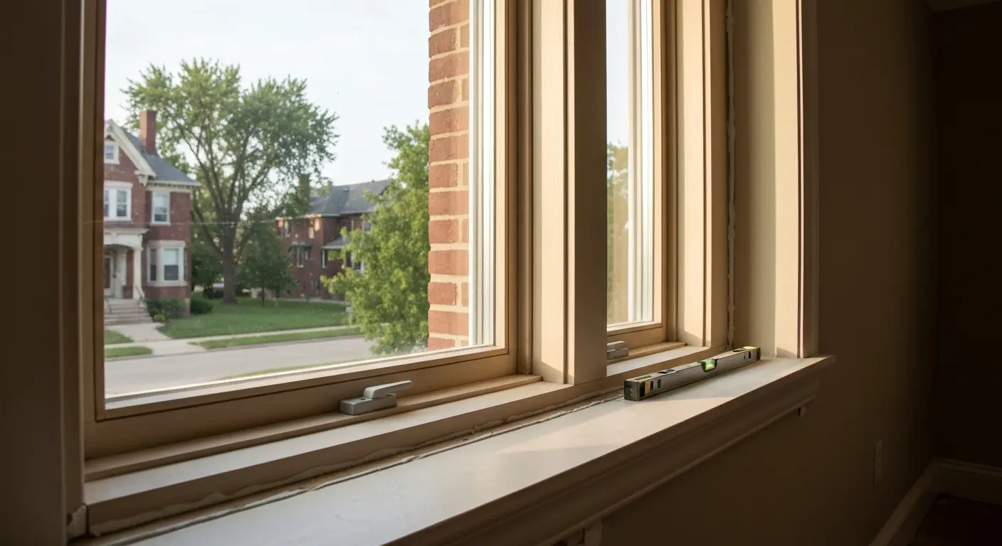 Window replacement in Appleton home