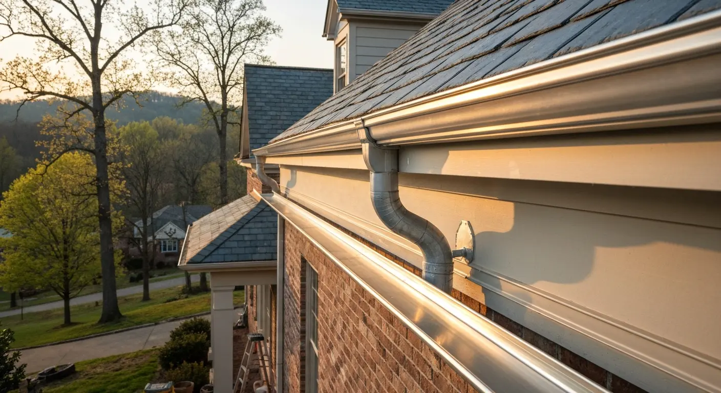 Seamless gutter installation Pulaski