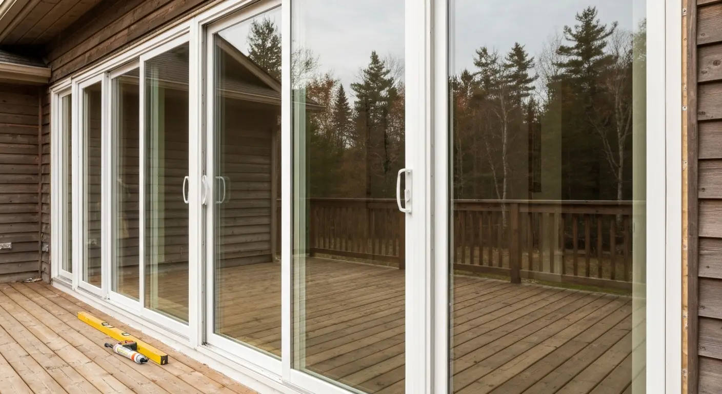 Patio door installation