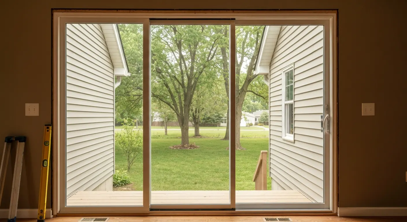 Patio door installation