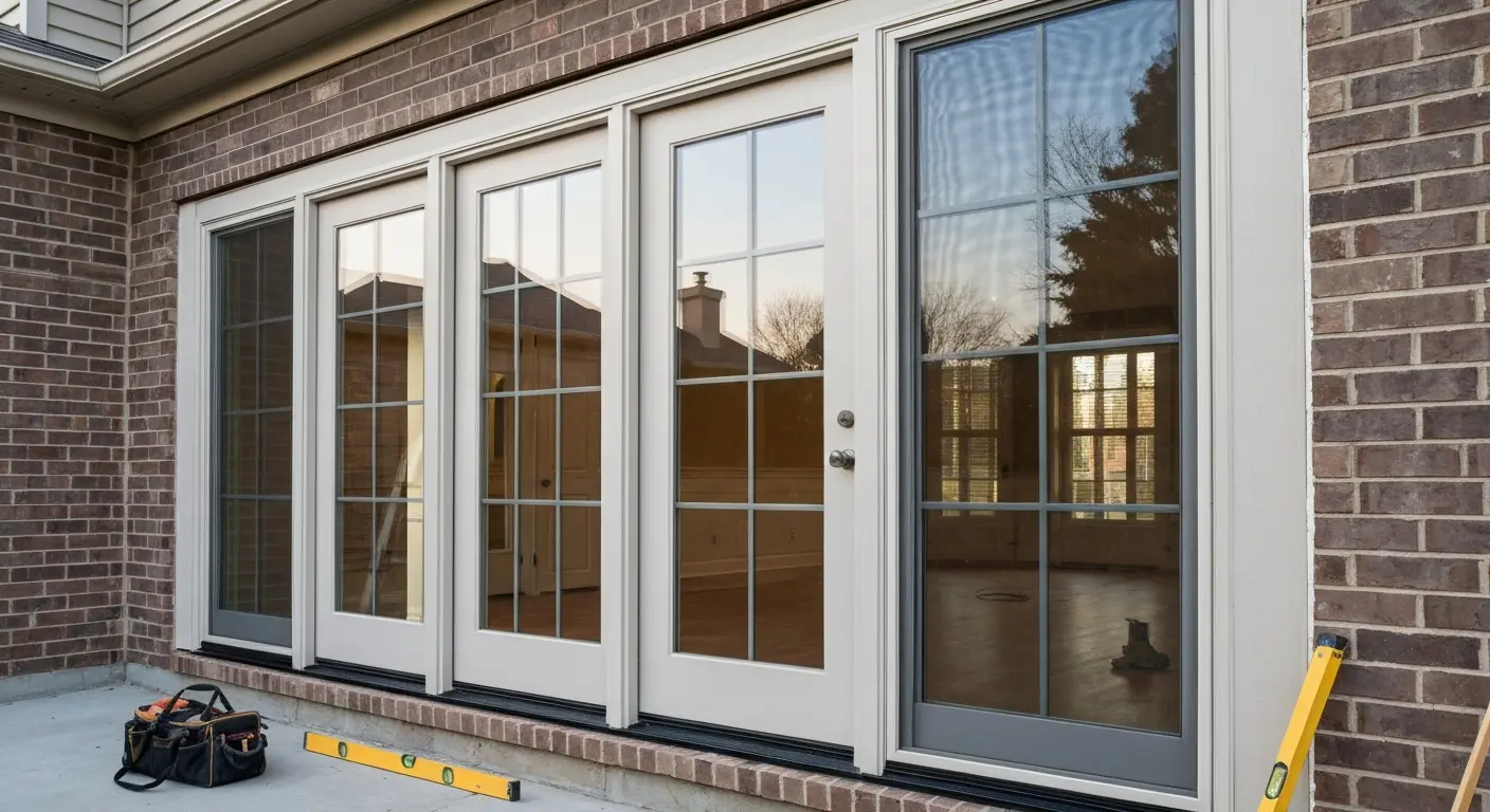 French patio door installation