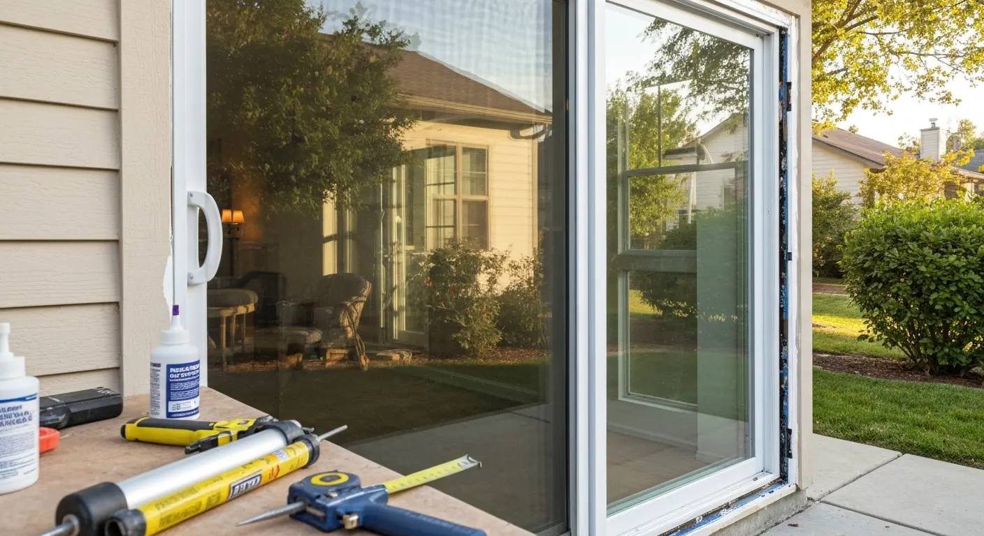 Patio door installation