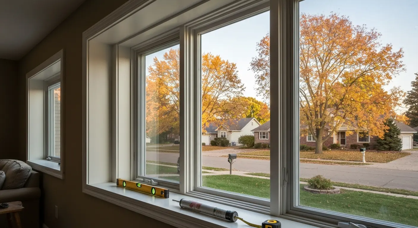 Window replacement in De Pere home