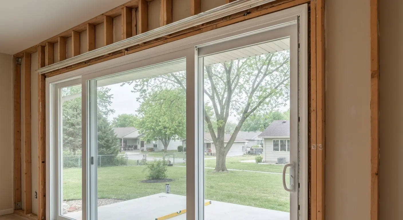 Patio door installation