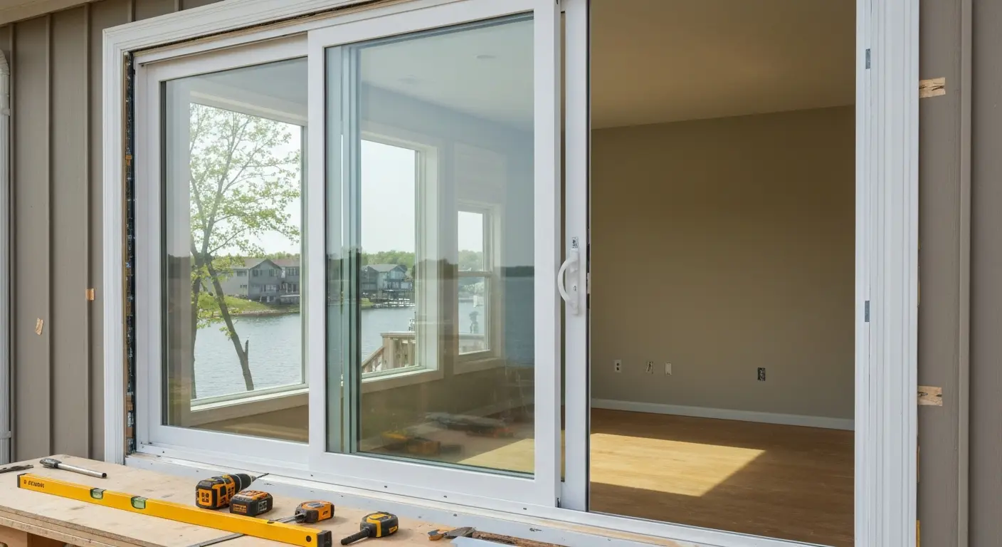 Patio door installation