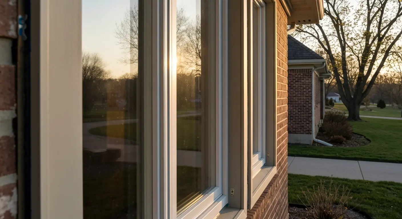 Modern window installation in Little Chute home