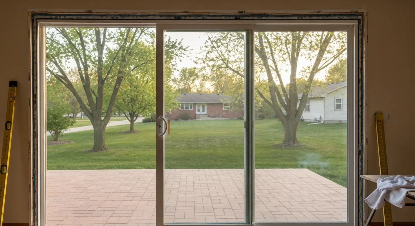 Patio door installation