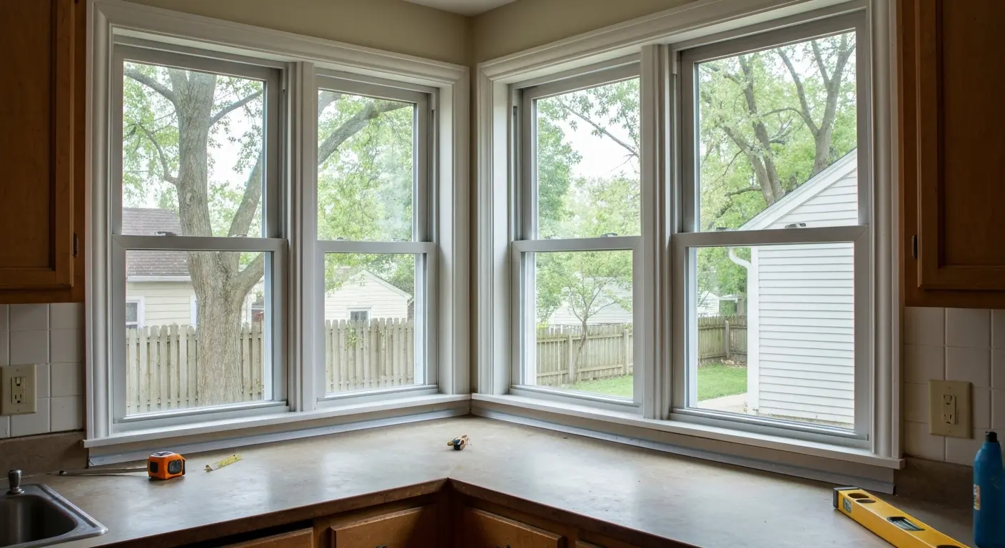Casement window installation