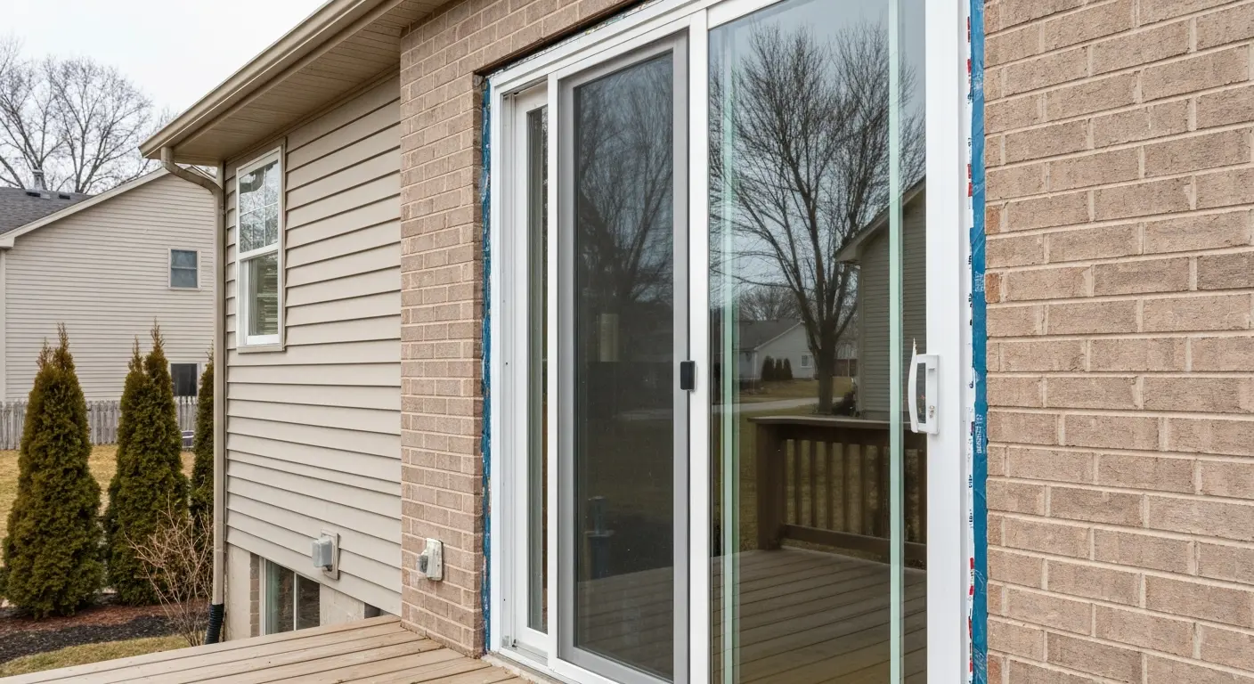 Patio door installation