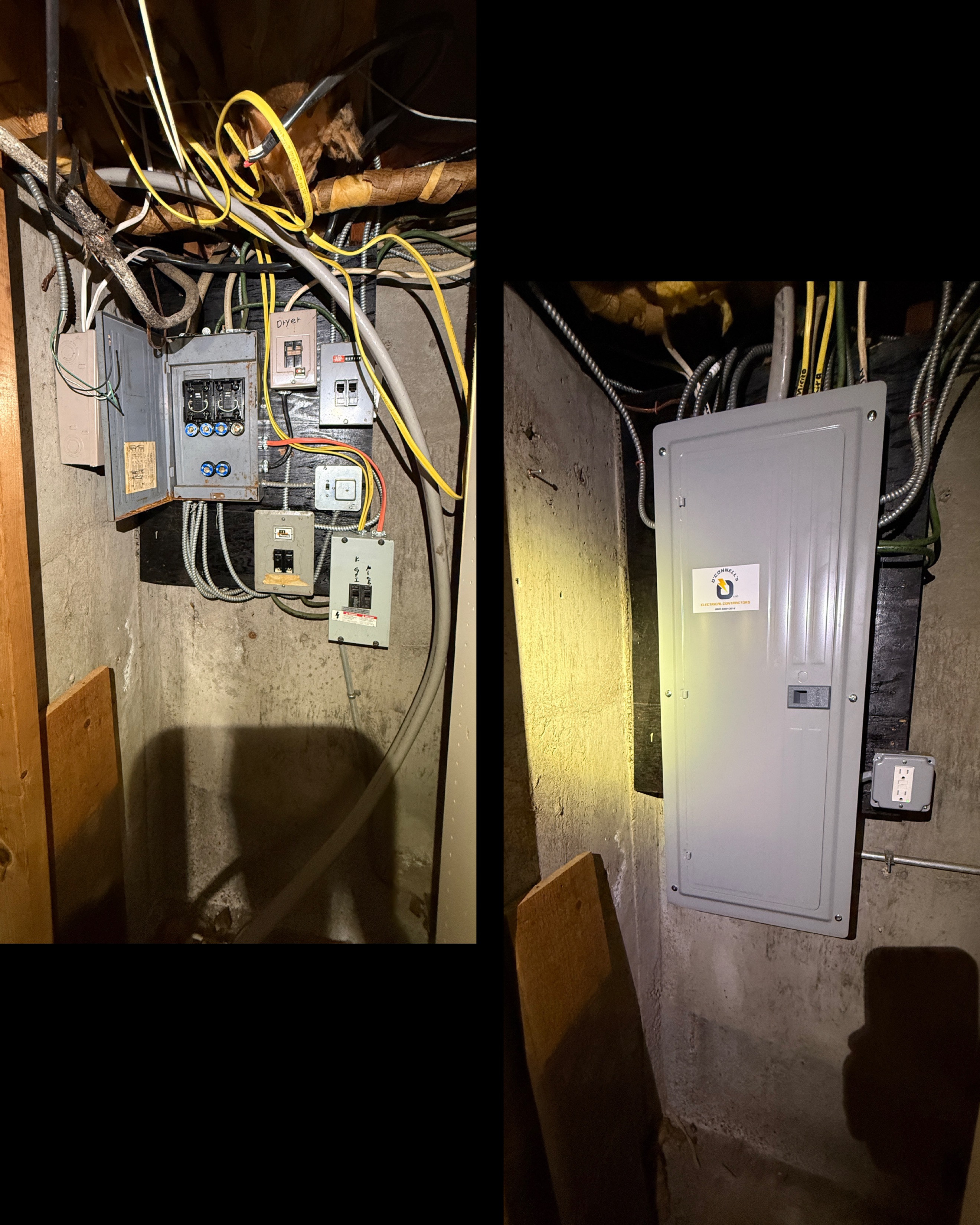 O'Connell's Electrical Contractors — Service and Panel