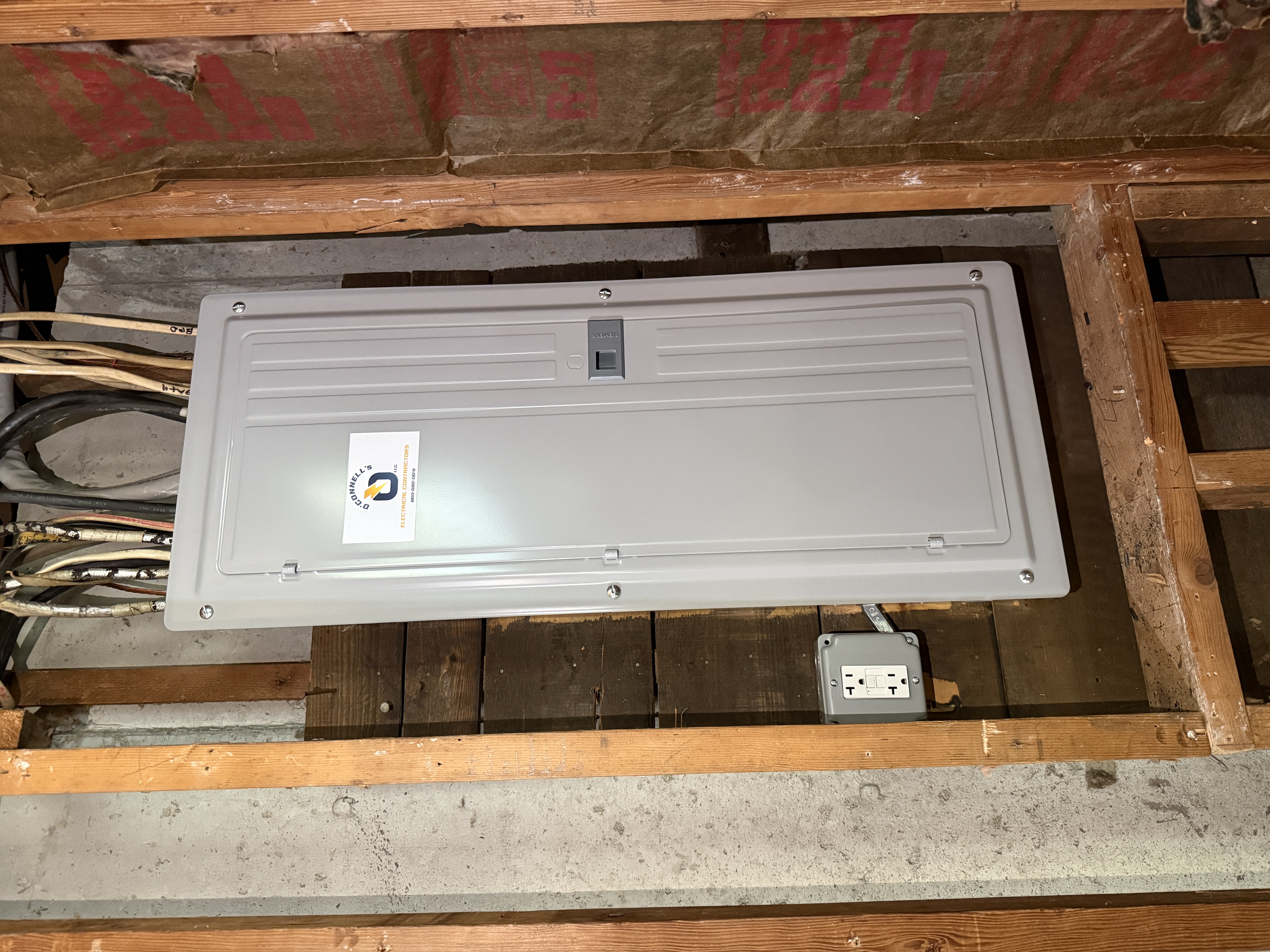 O'Connell's Electrical Contractors — Service and Panel