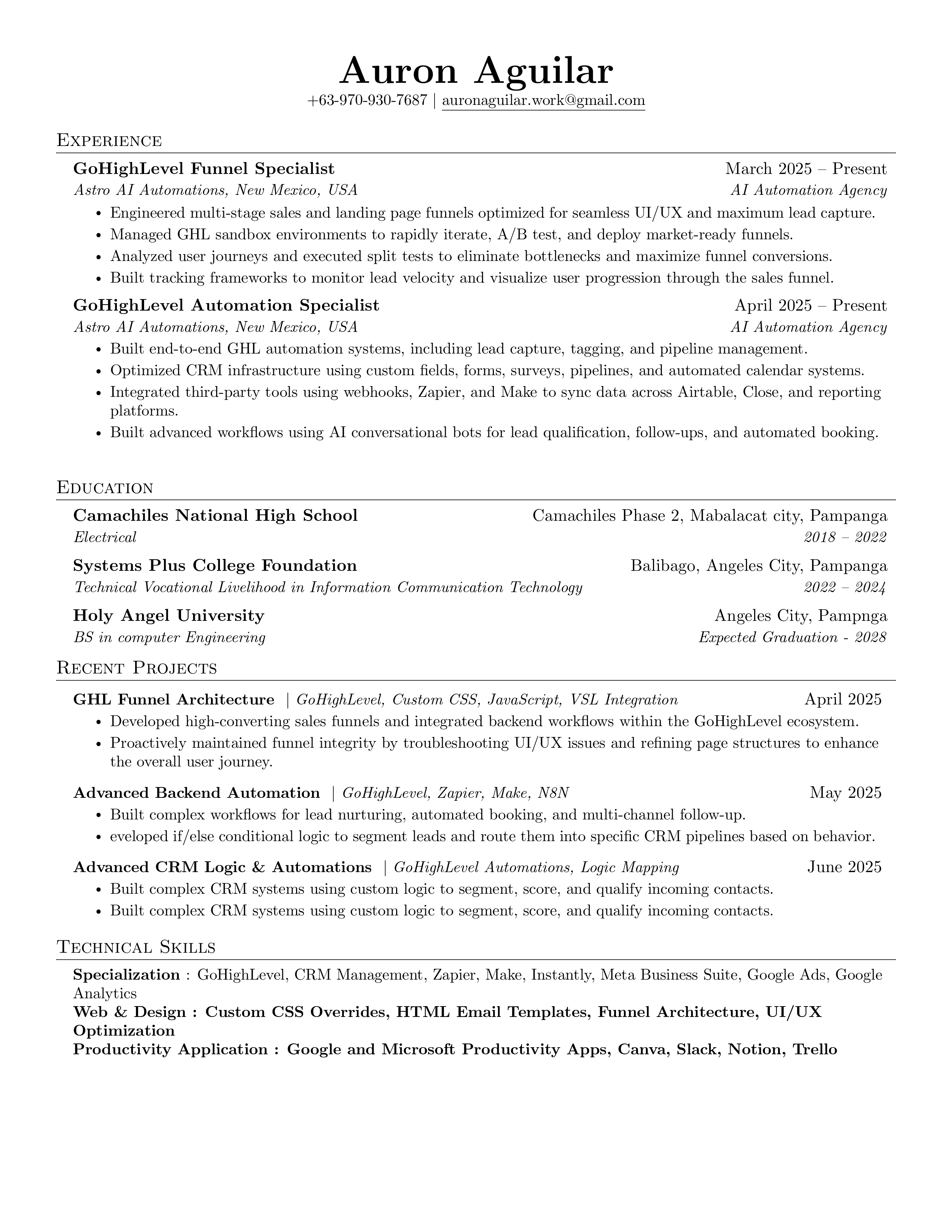 My Resume