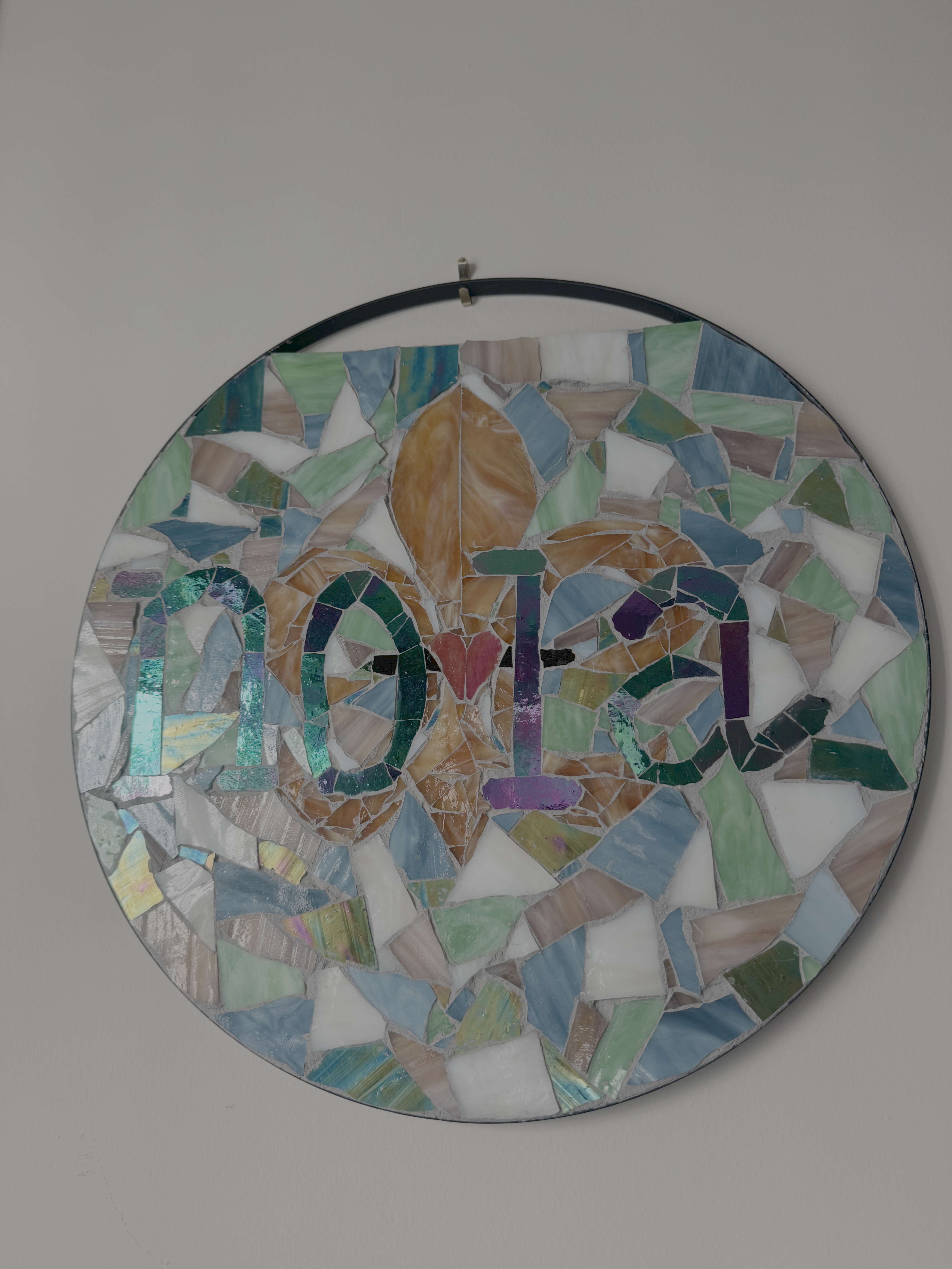 Inheritance, an original glass mosaic artwork by Caitlin Barnes.