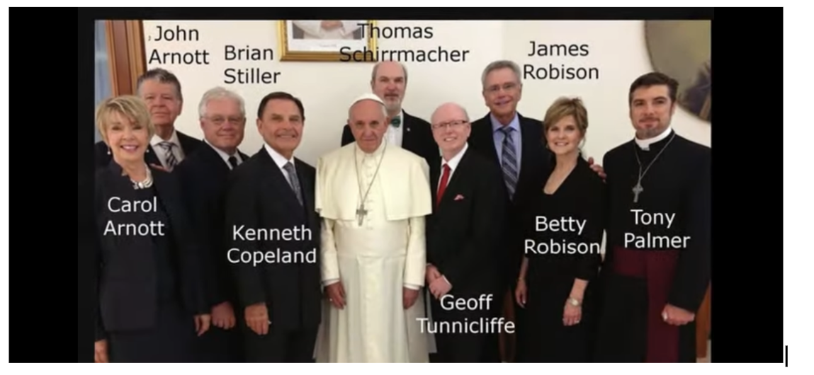 Francis meeting with many preachers