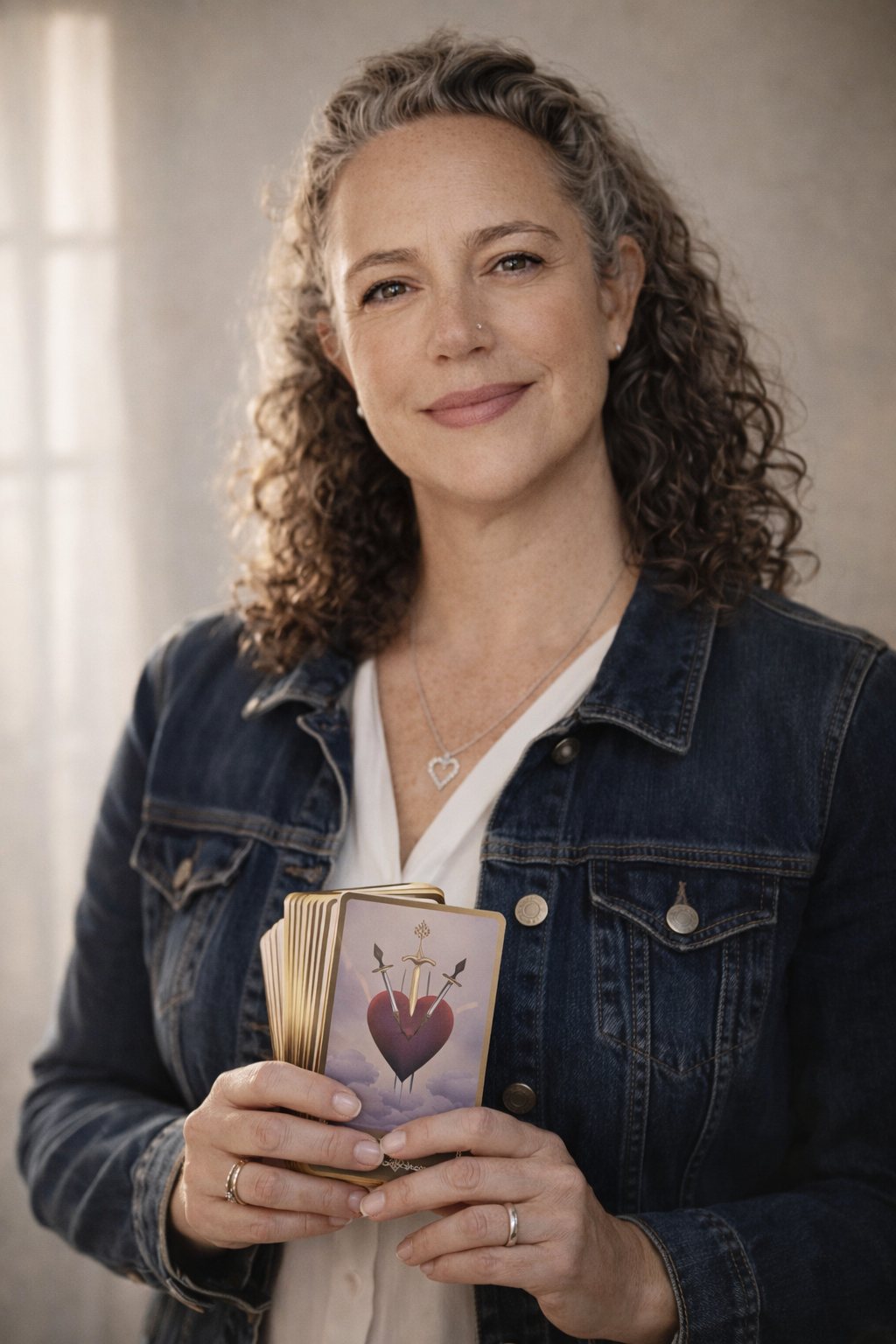 Claire Lily with 3 of Swords