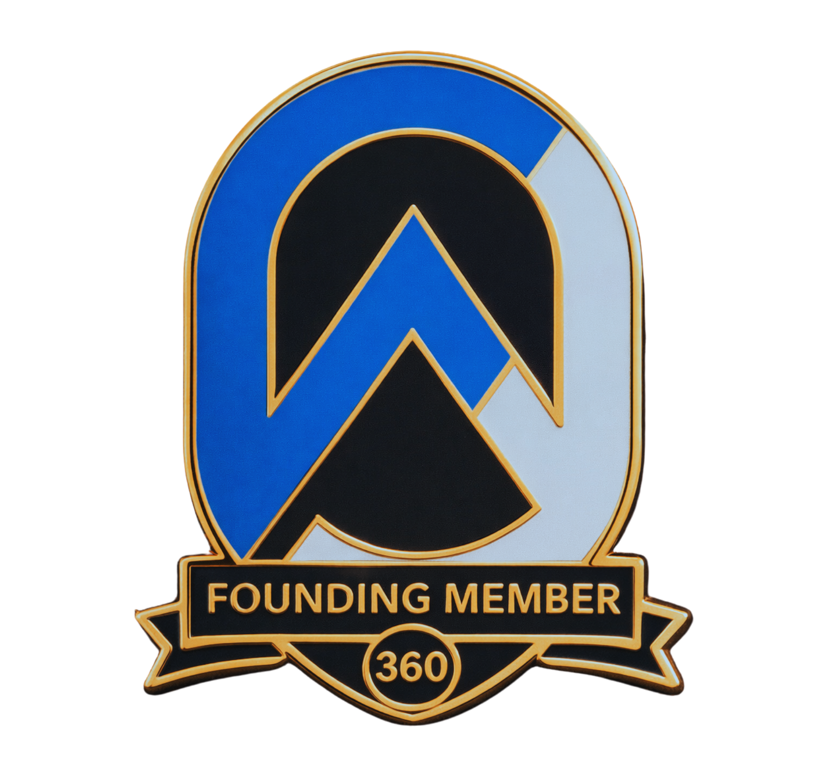 OPAC 360 Founding Member lapel pin