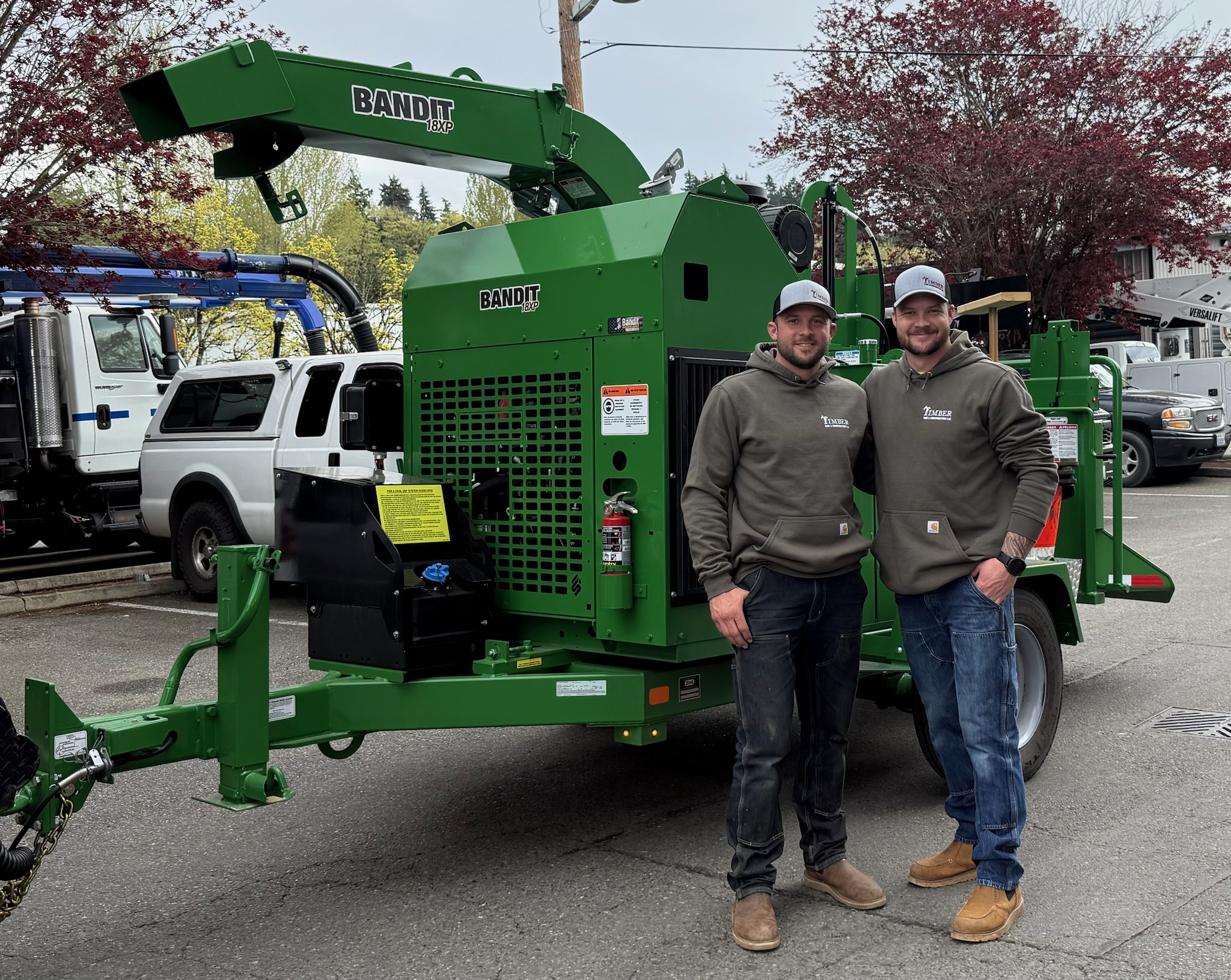 Dylan and Taylor, owners of Timber Tree and Construction