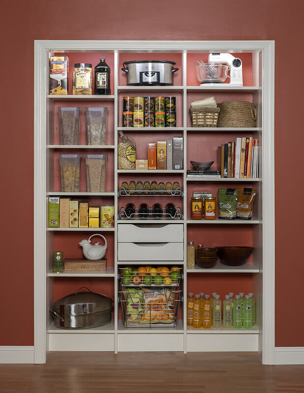 Pantry detail shelving Las Vegas