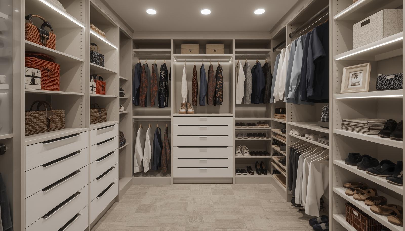 Custom walk-in closet Las Vegas Nevada