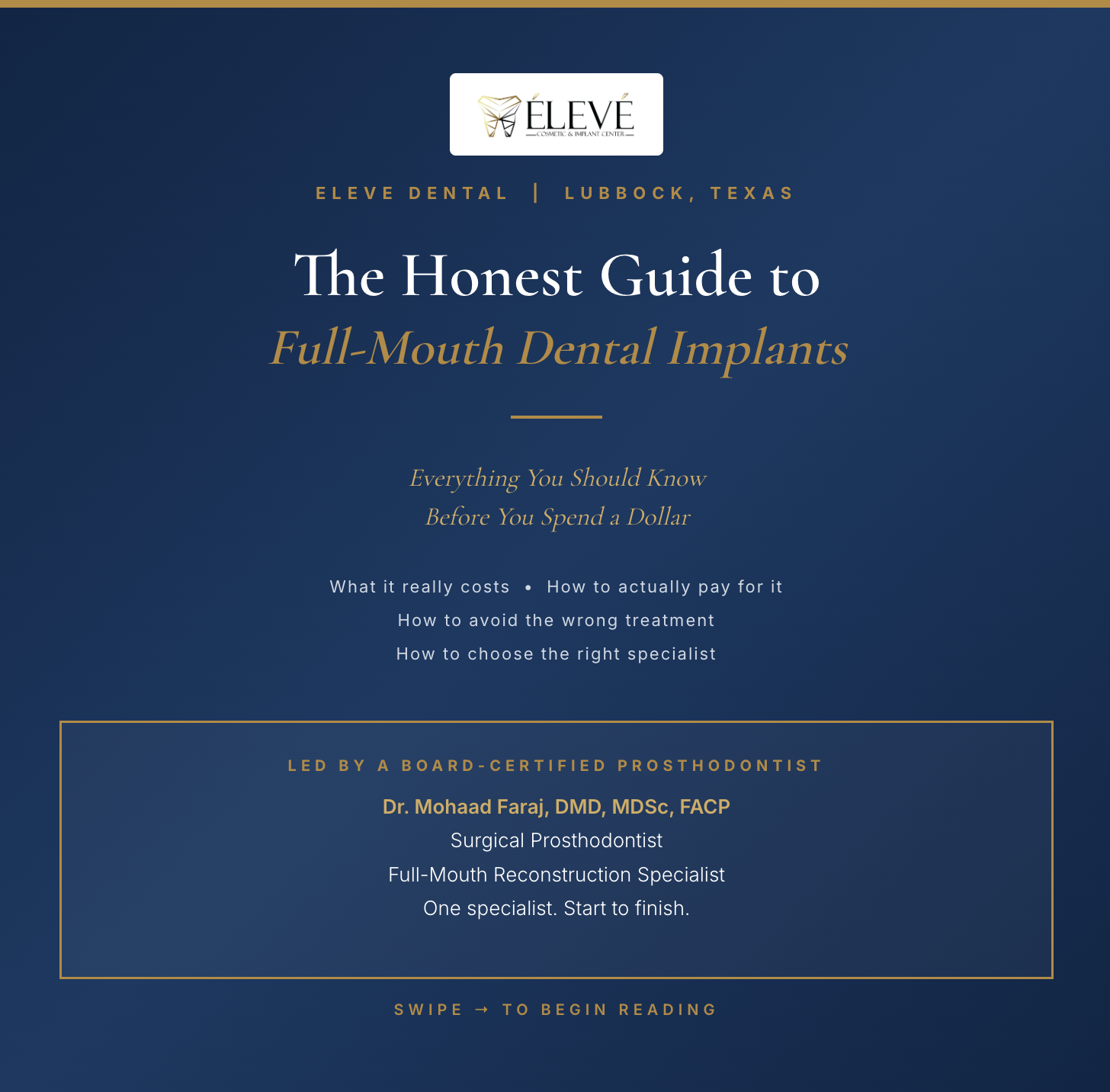 Book cover of the implant guide
