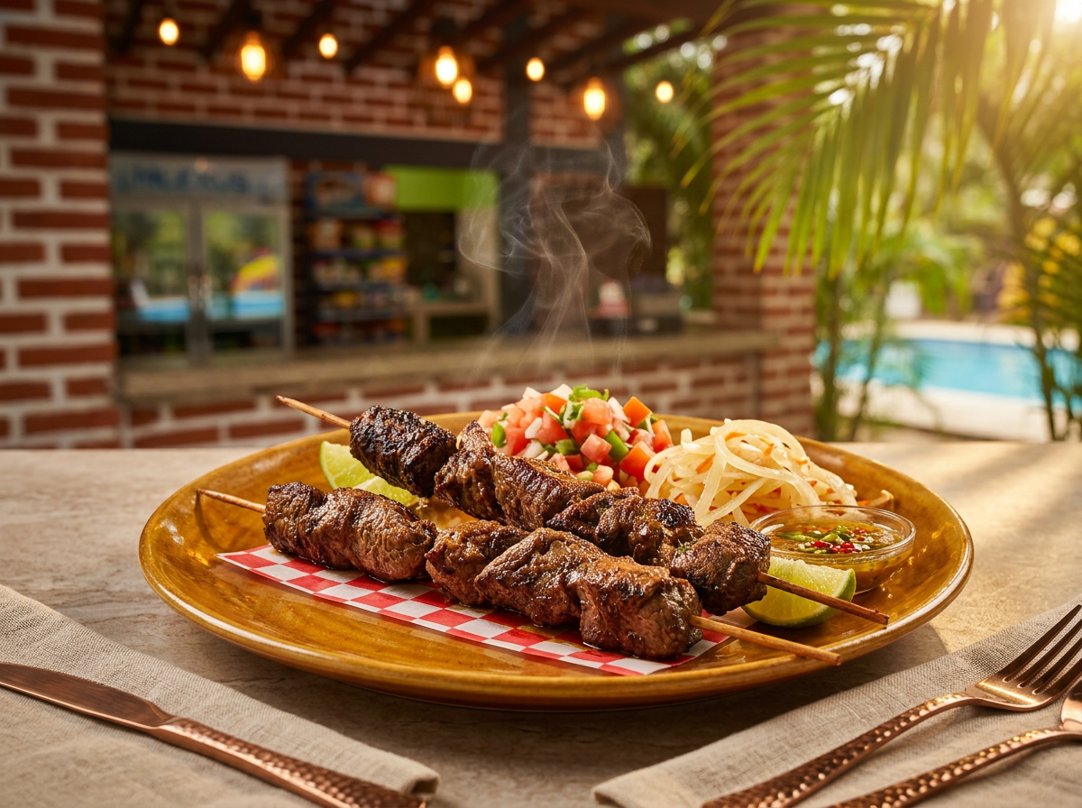 Pincho de carne Gold Fruit