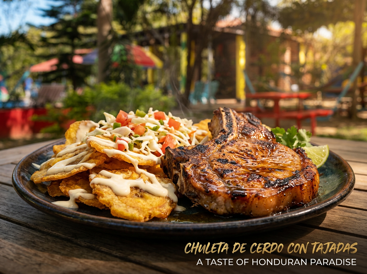 Chuleta con tajadas Gold Fruit