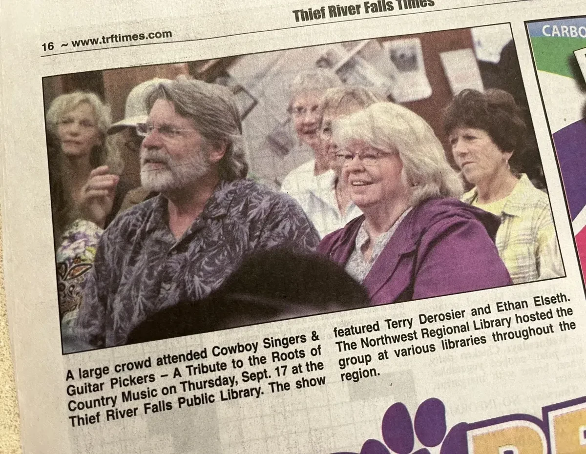 Audience photo in the Thief River Falls Times