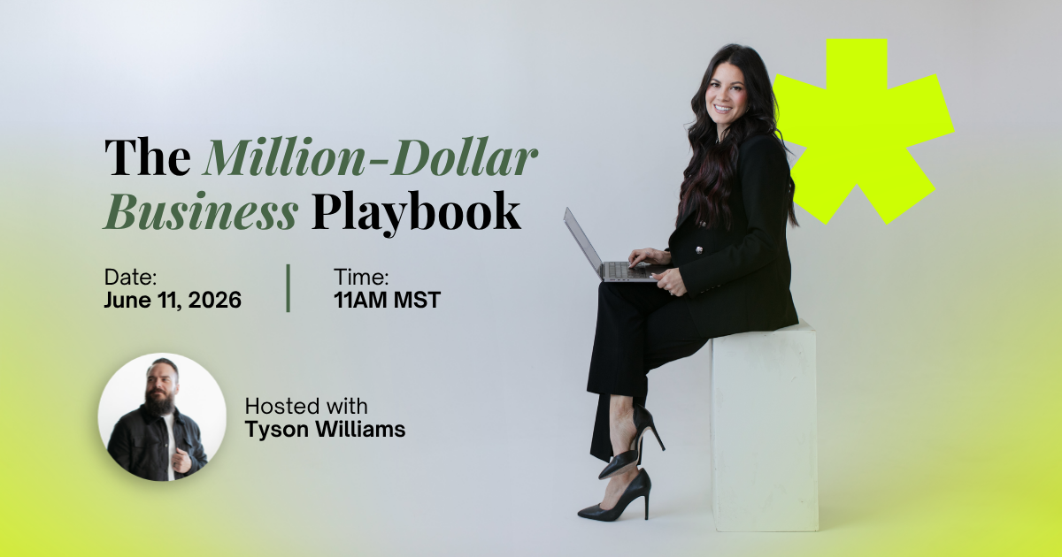 The Million Dollar Business Playbook by Desi and Tyson Williams free masterclass for real estate agents The Million Dollar Business Playbook by Desi and Tyson Williams free masterclass for real estate agents