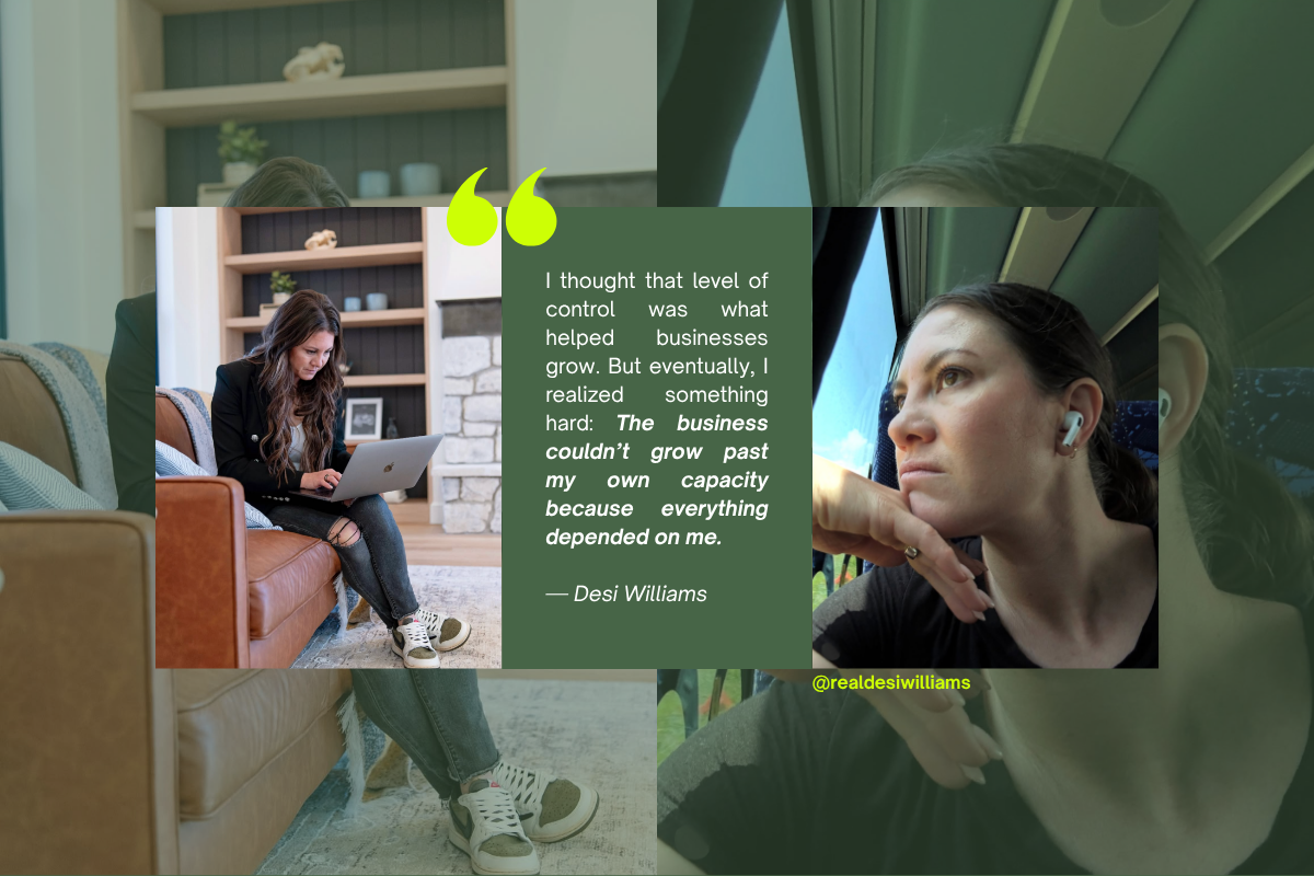 Desi Williams Motivational Quote Desi Williams Motivational Quote