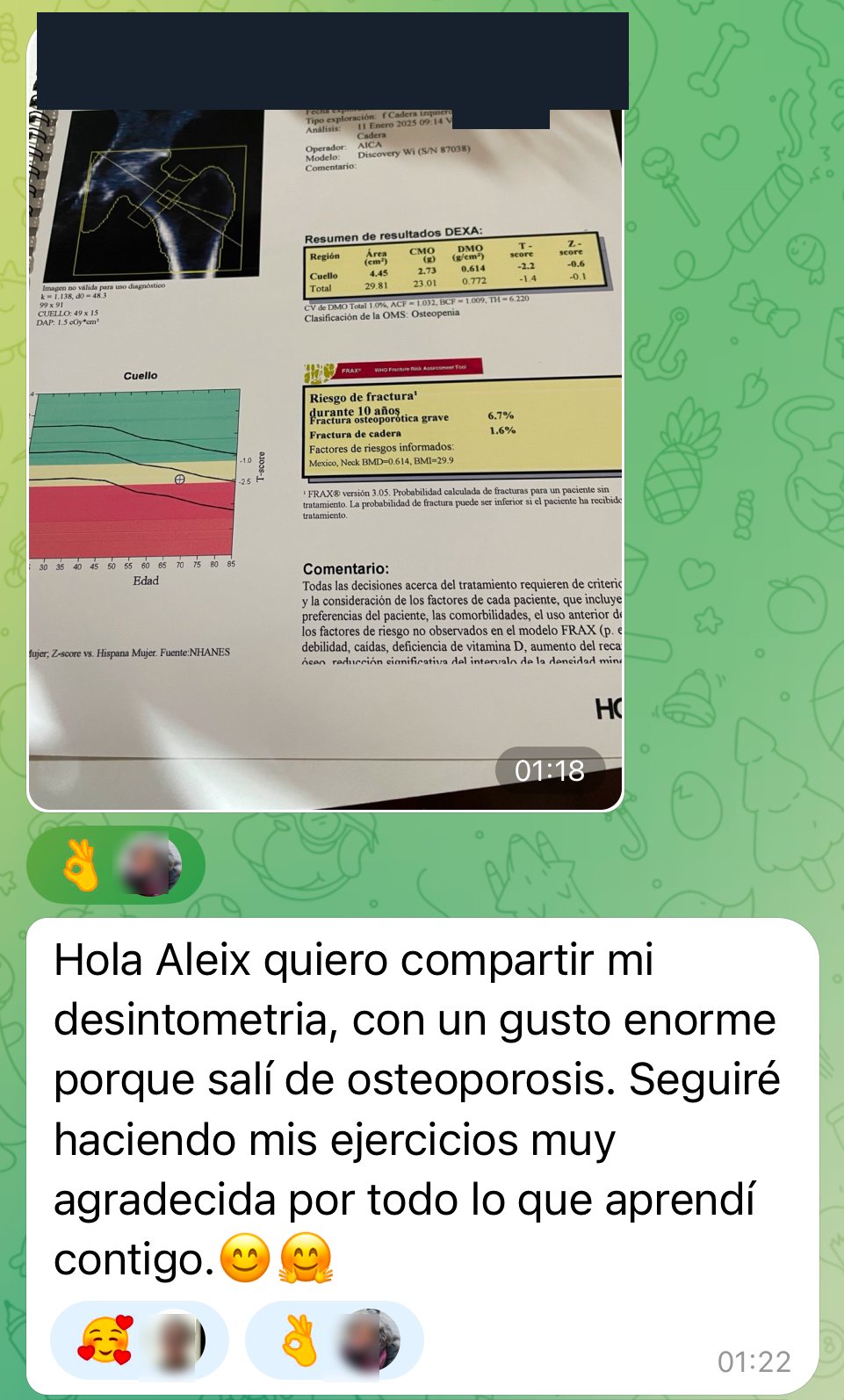 Informe de densitometría