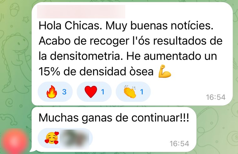 Mensaje de una alumna