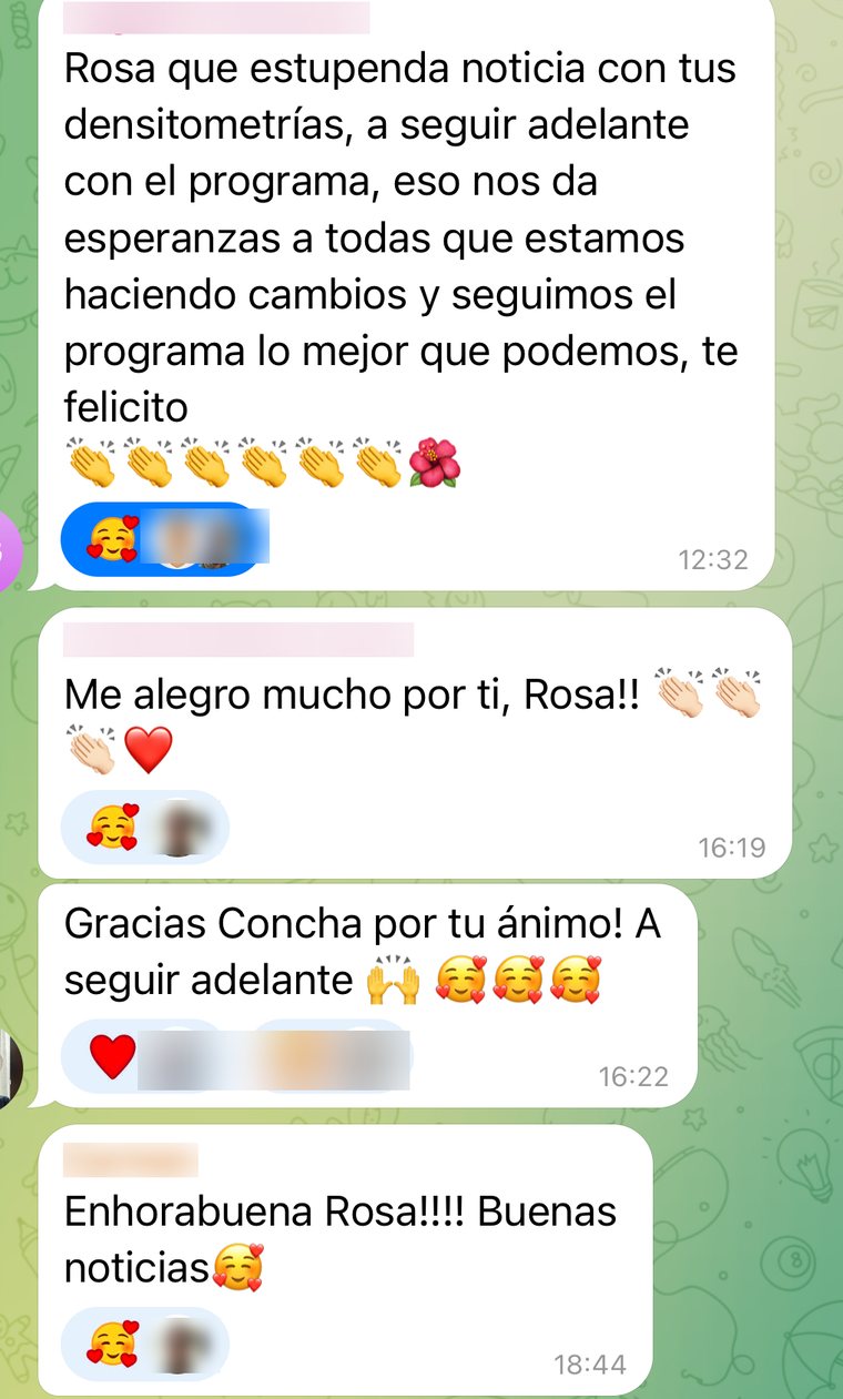 Mensaje de una alumna