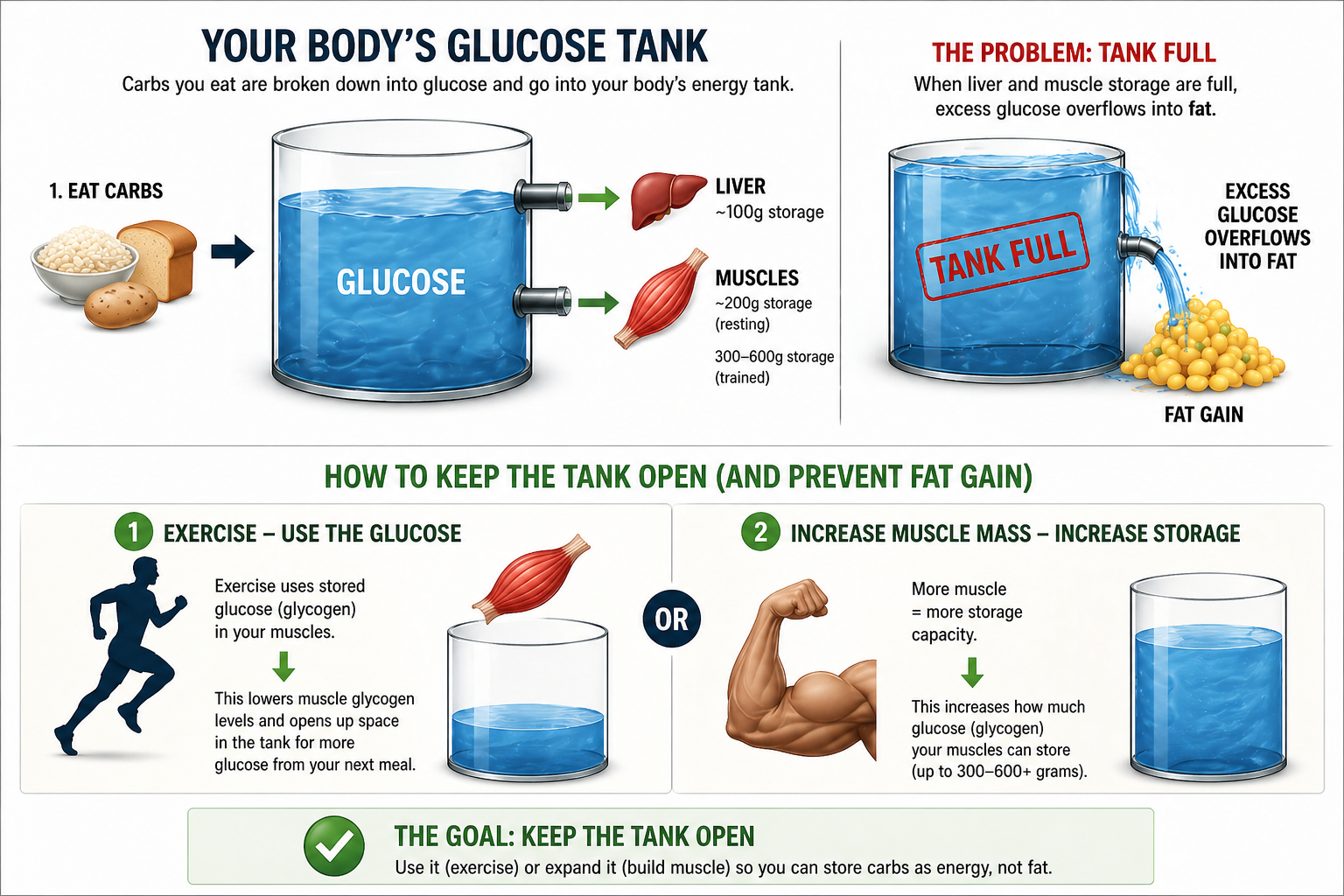 Figure 2: Your Body’s Glucose Tank