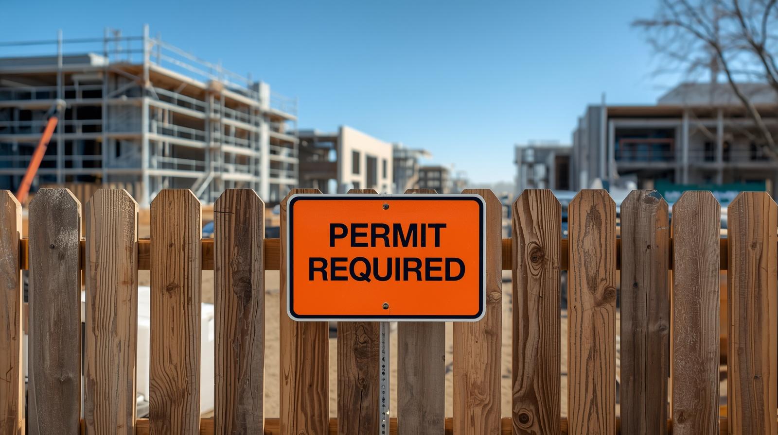 Commercial fence installation in Rockford IL illustrating permit and zoning requirements.