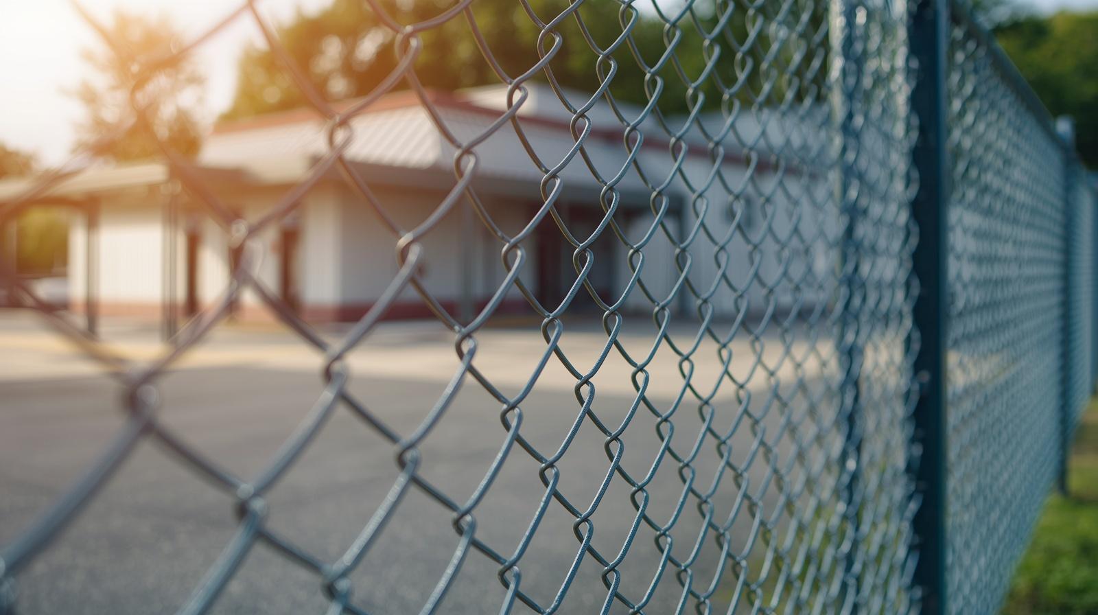 Chain link fence repair project on residential or commercial property in Albany WI. Chain link fence repair project on residential or commercial property in Albany WI.