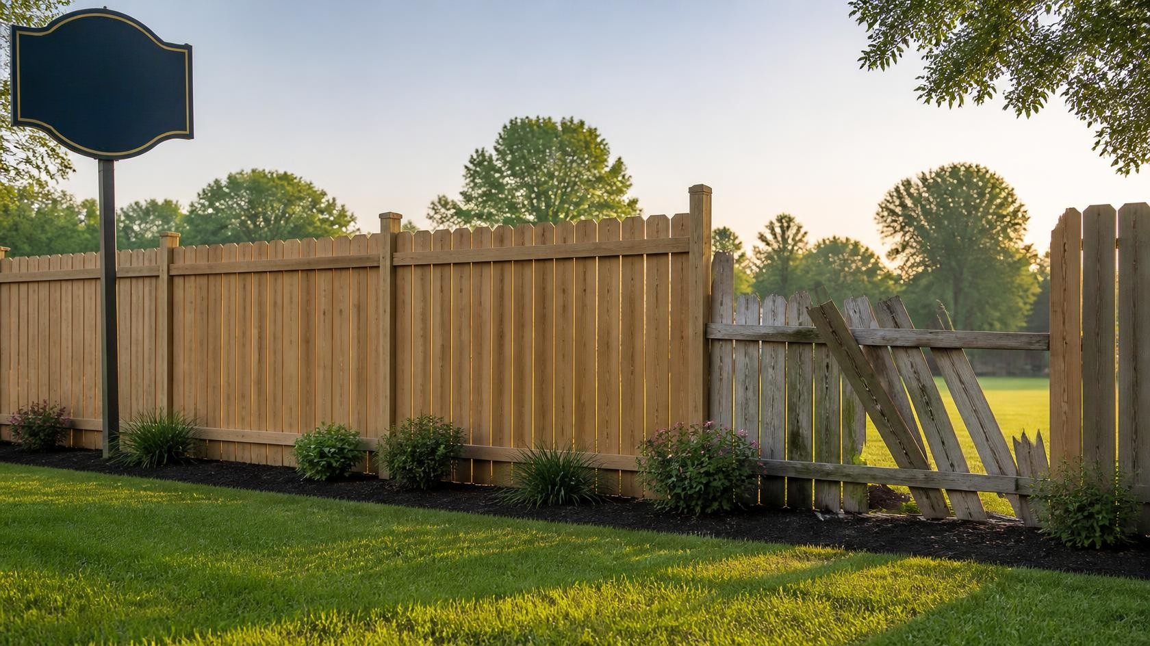 Fence inspection in Newark, WI checking damaged posts, panels, gates, and other areas before problems spread.