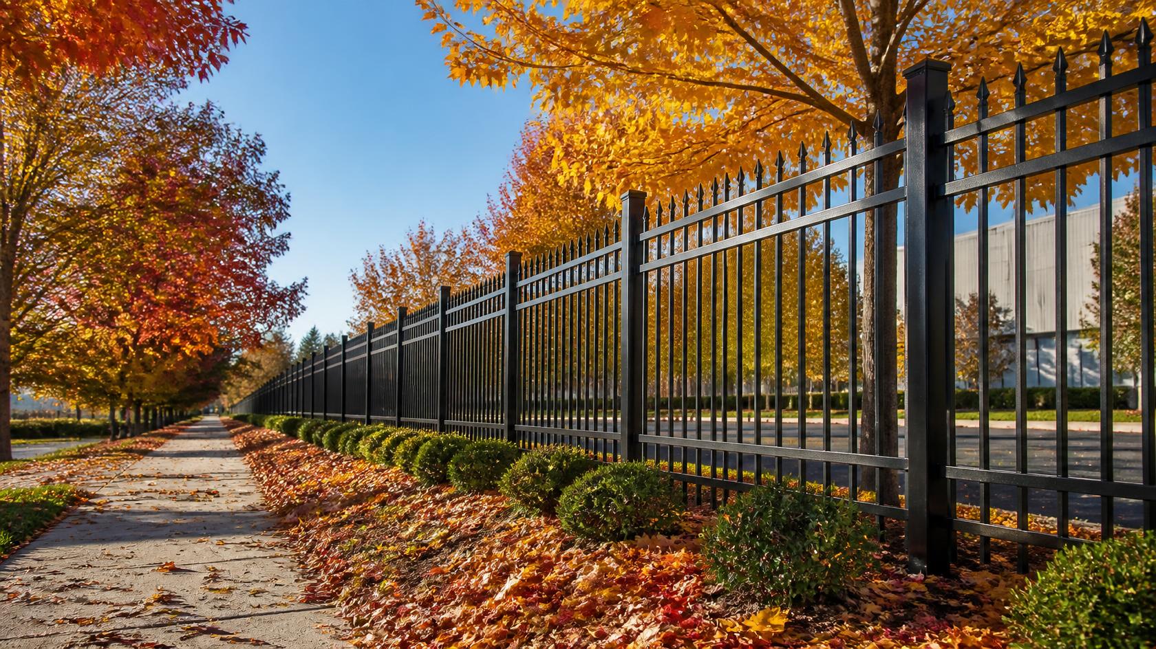 Commercial fence installation project in Loves Park, IL being planned with attention to materials, property layout, gates, and project costs.