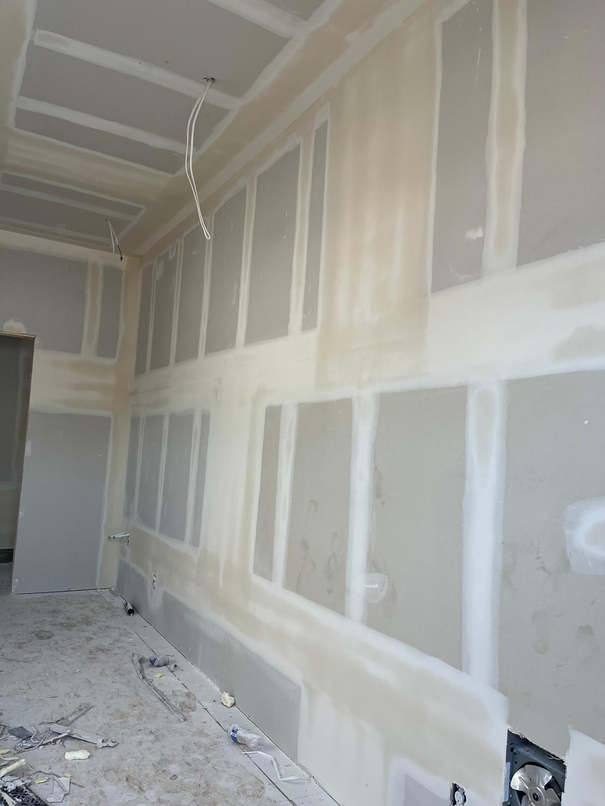 Unfinished Drywall Room — Pre-Finish Stage