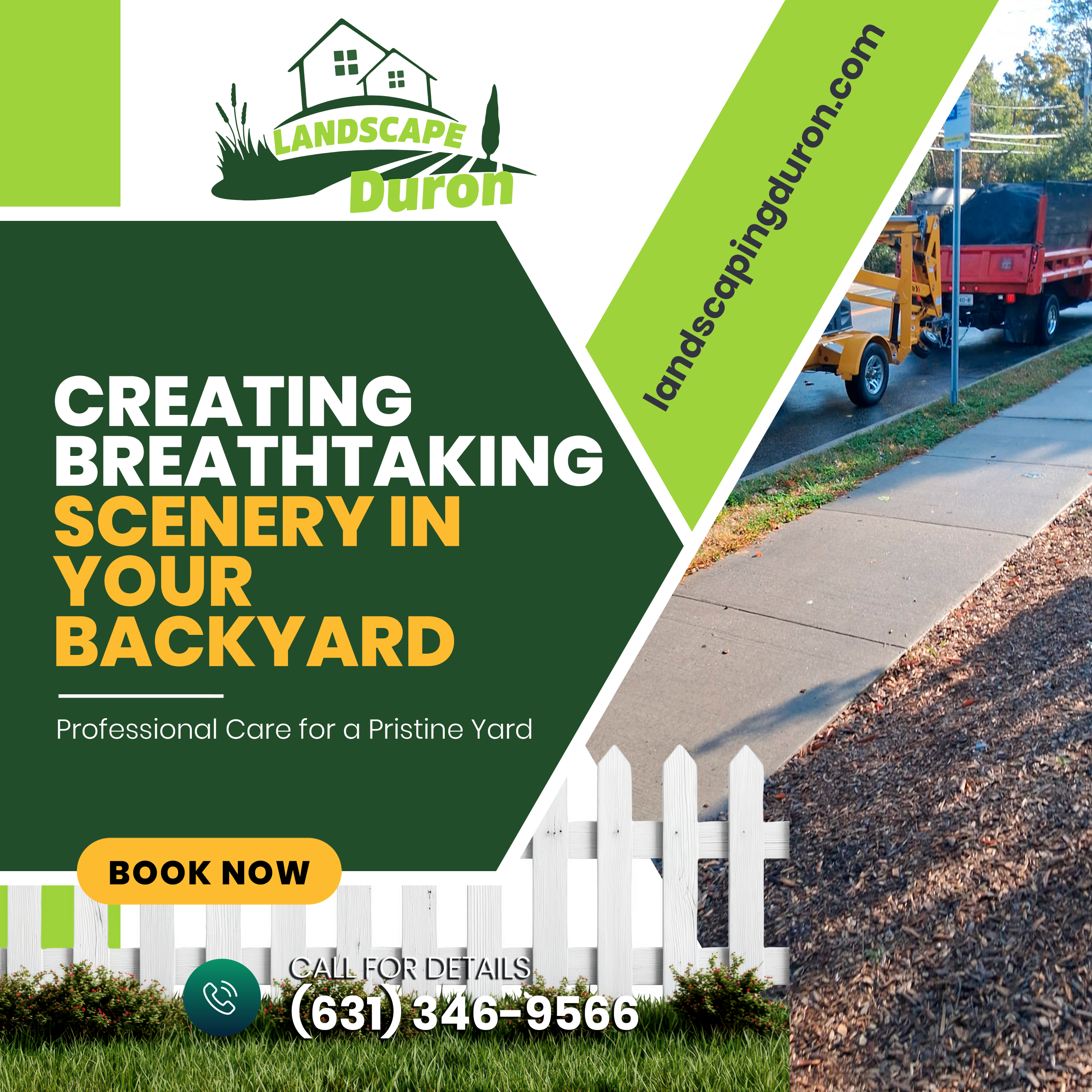 Landscaping Duron Service Banner 2