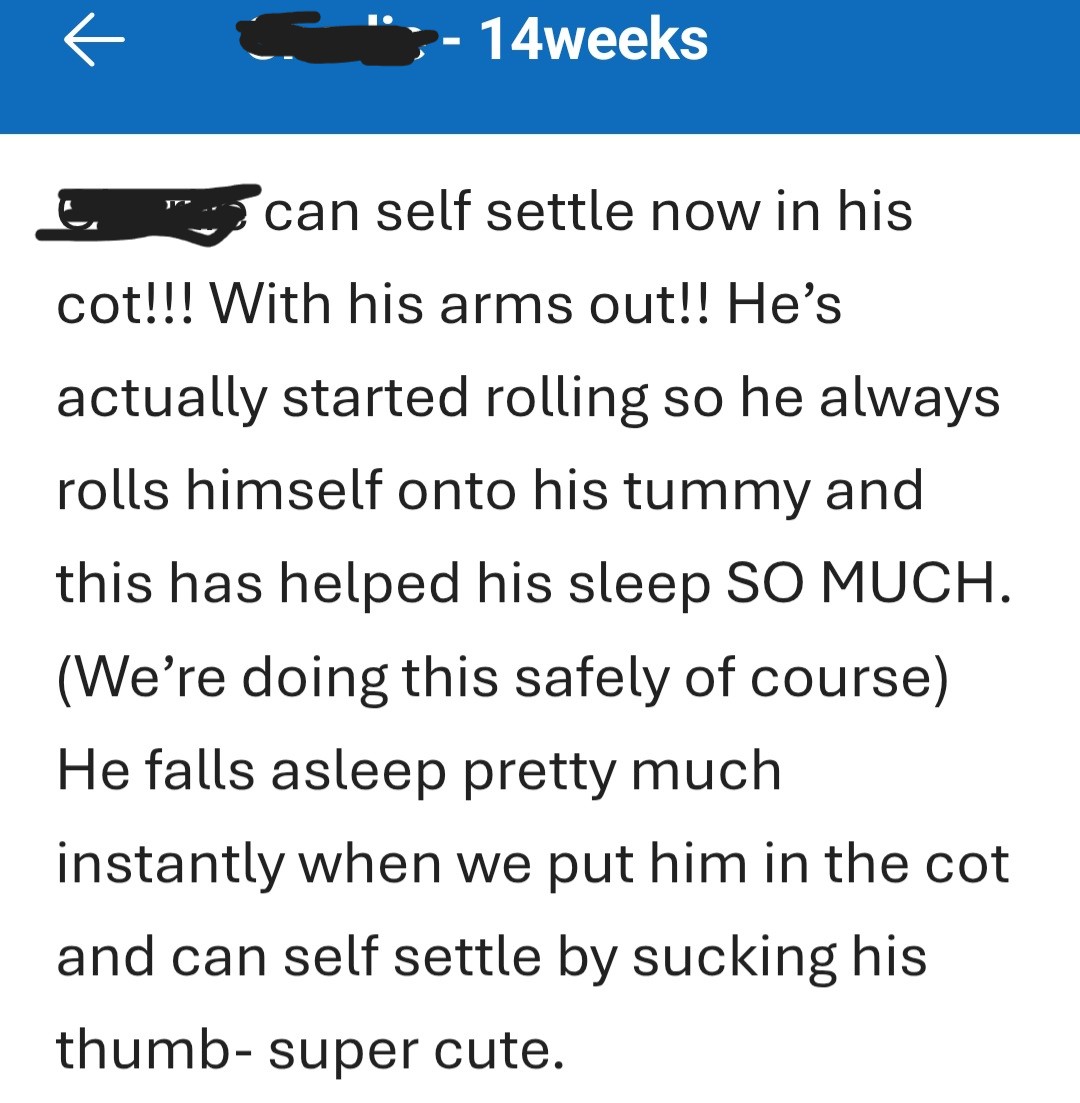 Real message from a mum after working with Beck (13)