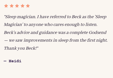 Real message from a mum after working with Beck (23)