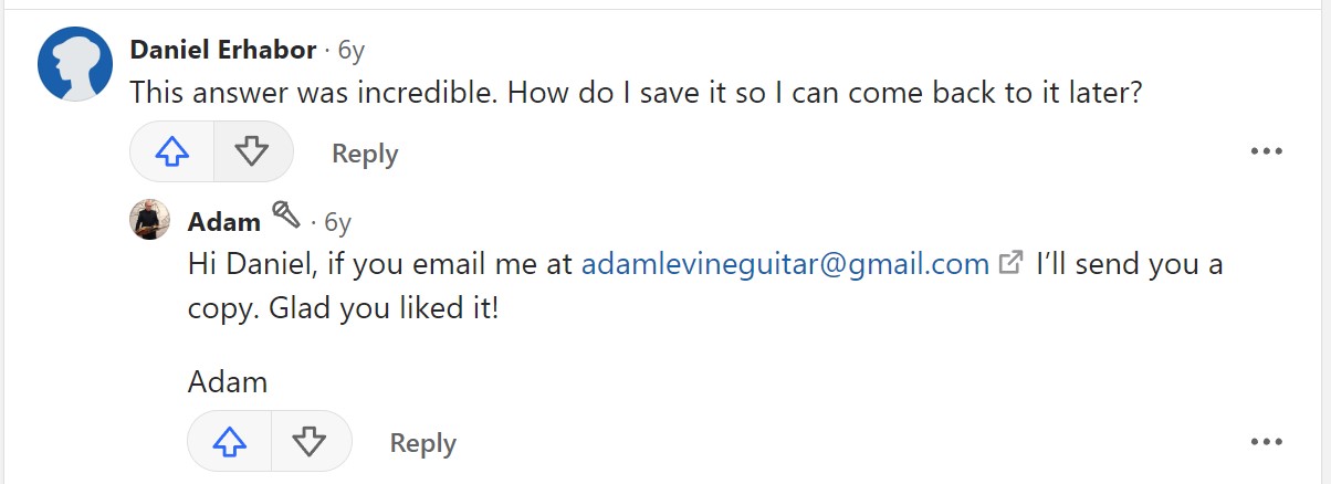 Student testimonial