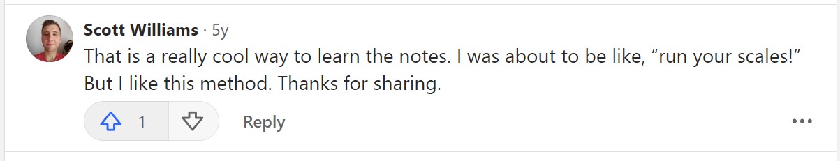 Student testimonial