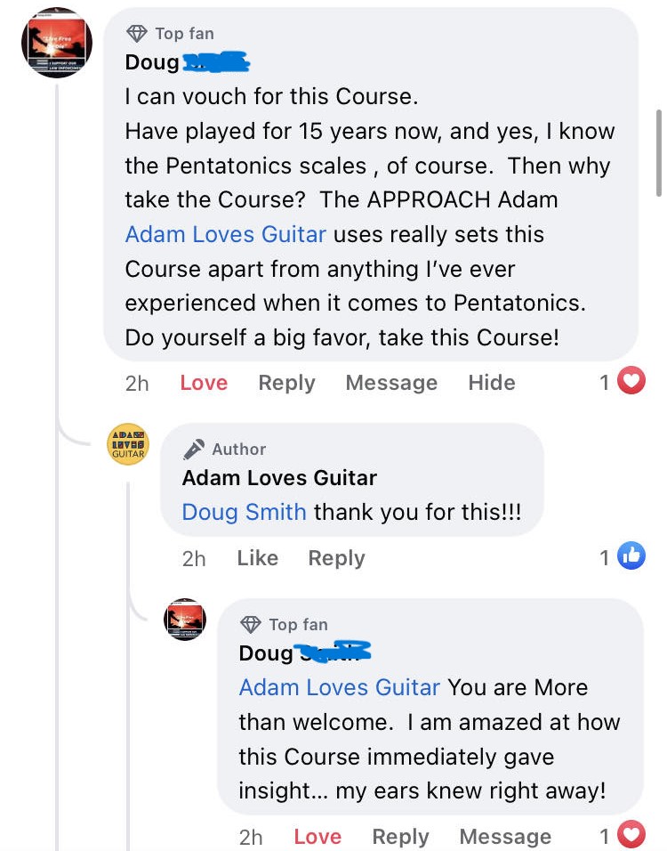 Student testimonial