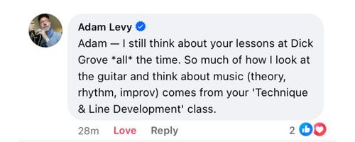 Student testimonial
